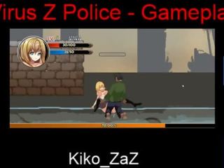 Virus z policía chica - gameplay