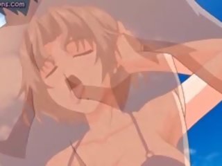 Anime süße rucke schwanz mit sie riesig brüste