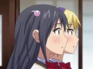 Hotteste romantikk anime klipp med usensurert stor pupper, anal