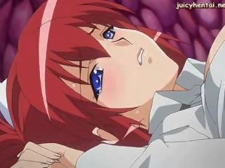 Redhead Anime Enjoys Hardcore Sex