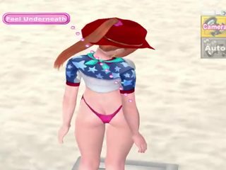 Seksualu paplūdimys 3 gameplay - hentai žaidimas