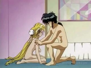 Anime blondinka jana tutulan naked in bed