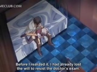 Krzepki anime dziewczyna w pończochy ujeżdżanie duży kutas na za krzesło