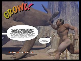 Cretaceous kuk 3d bög komiska sci-fi kön berättelse