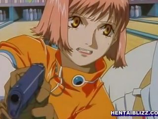 Ketat anime gadis dengan firma payu dara mengambil yang besar ghetto zakar/batang dalam beliau faraj