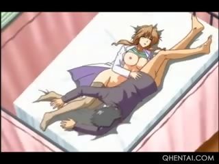 Hentai Sexy Lady Doctor Cunt Licked And Fingered Till She