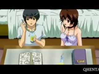 Hentai Girlfriends Sharing Dick In Threesome