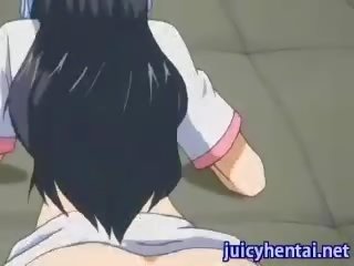 Anime brunet gets penetrated