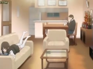 Teismeline anime saab tiss rubbed ja vitt lakkus