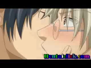 Anime homossexual casal preliminares n sexo ato