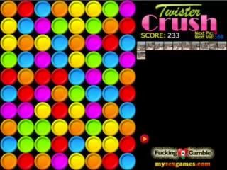 Twister crush: Libre ko pagtatalik video games malaswa klip vid ae
