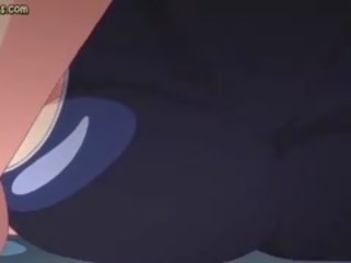 Sweety anime tyttö saaminen survotaan päällä lattia