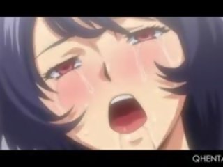 Hentai Busty Girl In Glasses Pussy Screwed To Intense Orgasm