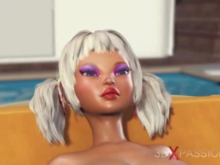 Anal x karakter video på den jungle&excl; søt unge hunn drømmer til ha kjønn med en svart mann på en tapt island